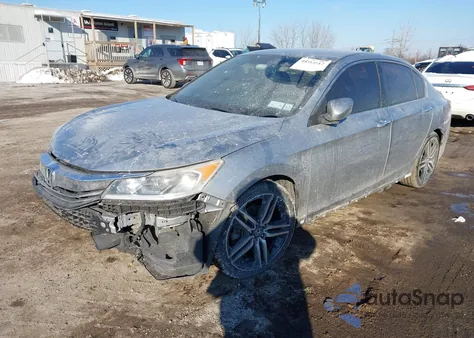 2017 Honda Accord Sport из США, поврежденный, VIN 1HGCR2F53HA098952